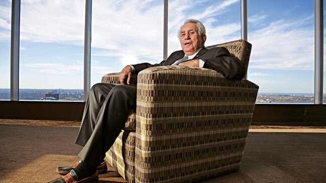 Harry Triguboff in his penthouse apartment in World Square/ Sydney CBD. MagazineAdam Yip/ The Australian