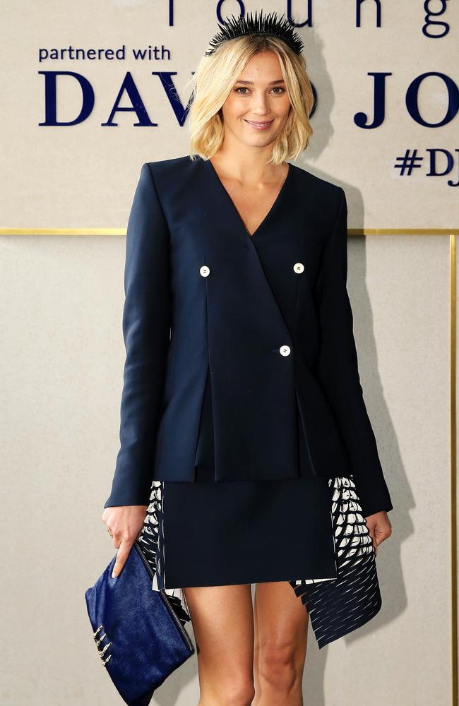 Jasmine Yarbrough at the Caulfield Cup. Picture: Mark Stewart