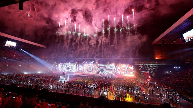 Glasgow 2014 opening ceremony. Picture: Adam Head