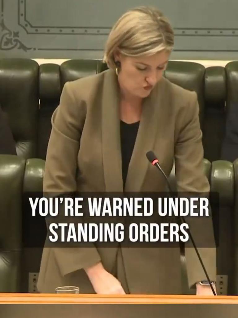 “Close your legs!” - this is what the LNP Shadow Minister for Health and Women Ros Bates yelled while I was on my feet talking about women’s health and maternity services in Parliament today. Picture: X