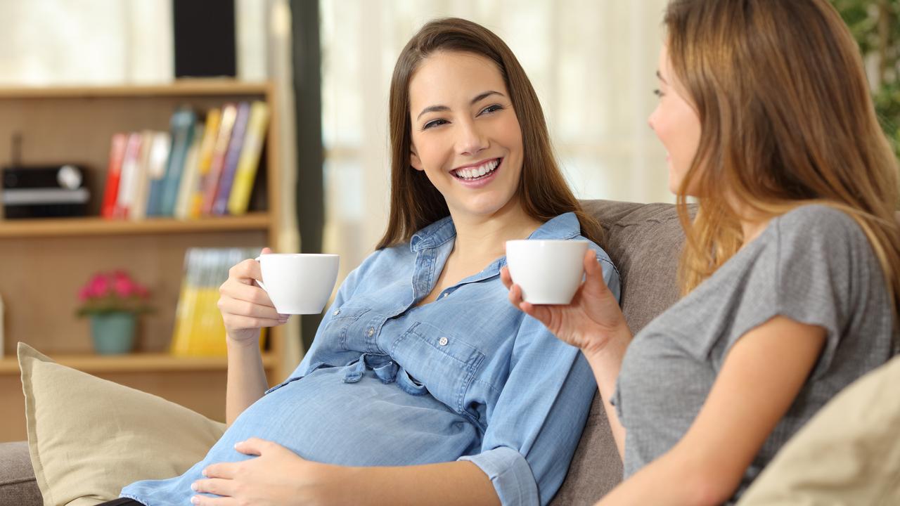 Caffeine intake should be limited to 200 mg per day for pregnant women, which is about to three cups of coffee.