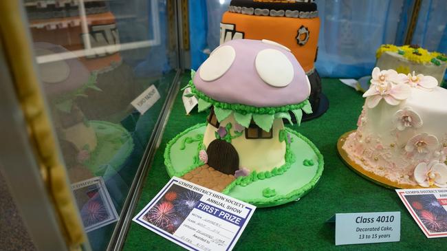 Alexa Ritchie’s award-winning cake decoration. Picture: Christine Schindler