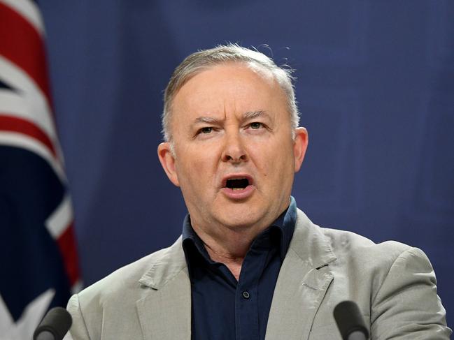 Leader of the Opposition Anthony Albanese’s approval rating has declined, according to the latest Newspoll. Picture: NCA NewsWire/Bianca De Marchi