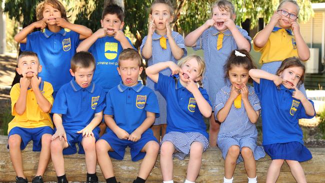 Clifton Springs Primary School 2025 Prep P front Lennox Campbell, Oliver Robin, Ollie Scott, Rose Cavendish, Mia Lilkendey, Sadie Turner. Back Isaiah Lethbridge, Nicholas Cambareri, Isabelle Wolter, Madison Crimmins, Paisley Humphrey