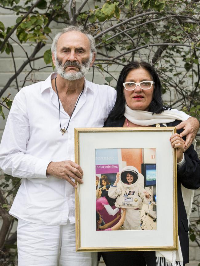 The parents of Fatima Dyczynski, Dr Jezy Dyczynski and Angela Rudhart-Dyczynski.