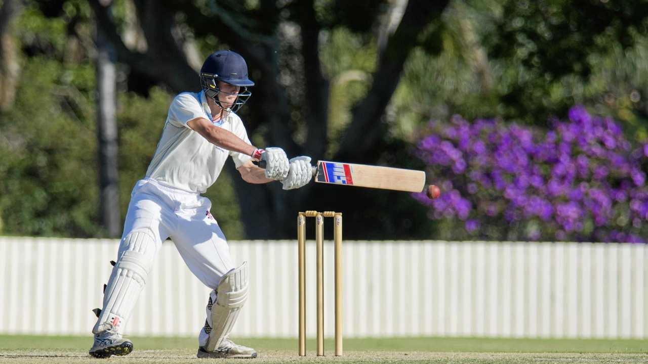 AT THE CREASE: Luke Neale will line up for Darling Downs South West Queensland Suns this weekend. Picture: Nev Madsen