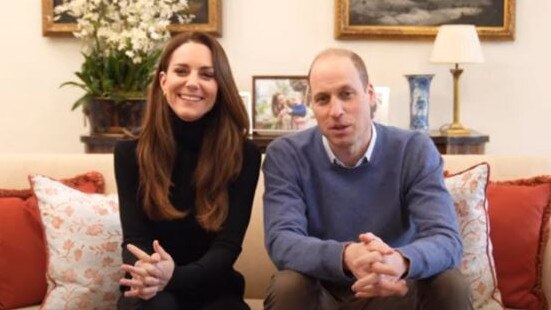 Prince William and Kate Middleton launched their YouTube channel this year. Picture: YouTube