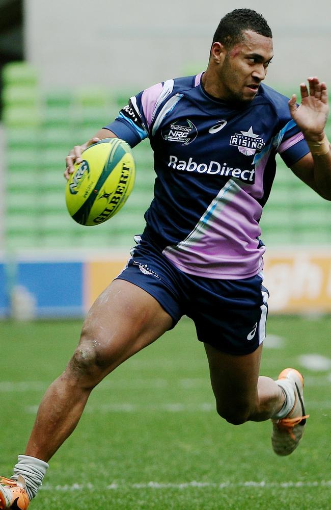 Sefanaia Naivalu in action for Melbourne Rising.