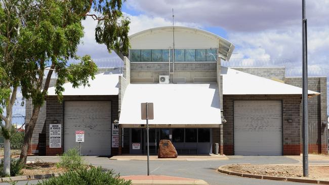 The main entrance to the Alice Springs Correctional Centre.