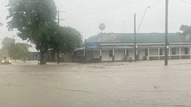 A popular pub in South Gippsland, the Welshpool Hotel, flooded just days before New Year’s Eve. Picture: Supplied