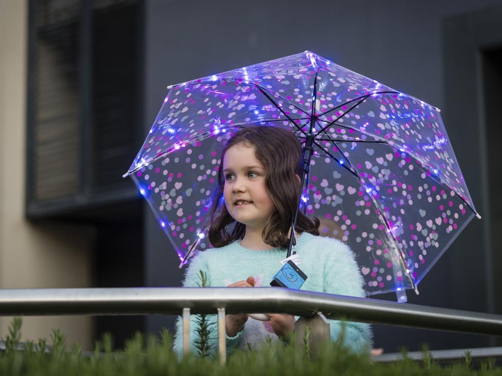 Eloise Hamilton at Multicultural Australias Luminous Lantern Parade in the grounds of Empire Theatres, Saturday, August 12, 2023. Picture: Kevin Farmer