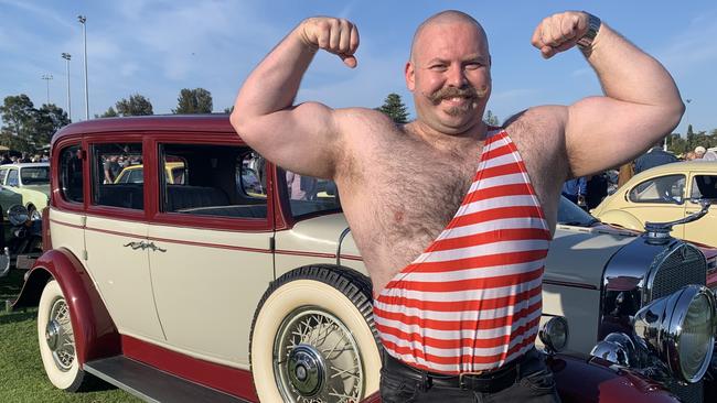 Jordan ‘Biggie’ Steffans 1930 Cadillac Limousine . Picture: Tara Miko