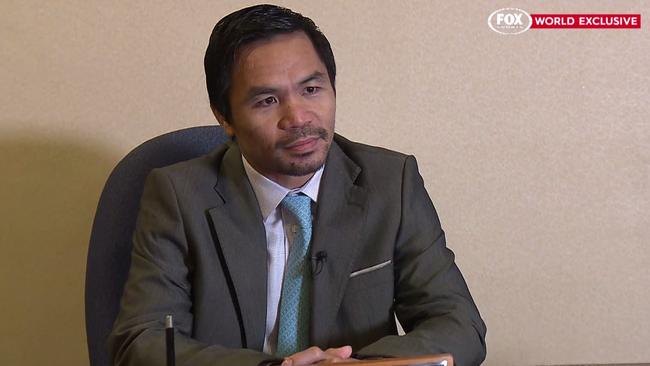 Manny Pacquiao has granted Fox Sprts News 500 a world exclusive.