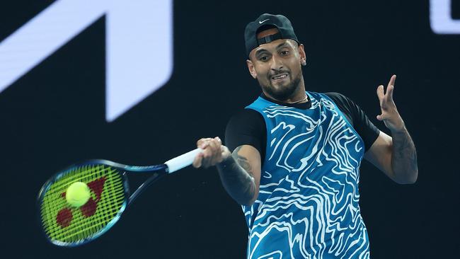 Nick Kyrgios has withdrawn from ATP 1000 events at Indian Wells and Miami. Picture: Mark Stewart