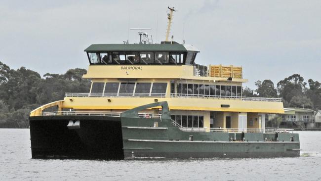 The new Indonesian built Emerald class Sydney ferry. Picture: Nathan Edwards