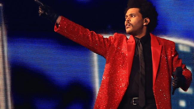 The Weeknd scored three nominations for 2022, but previously said he would ‘boycott’ the Grammys. Picture: Mike Ehrmann/Getty Images/AFP