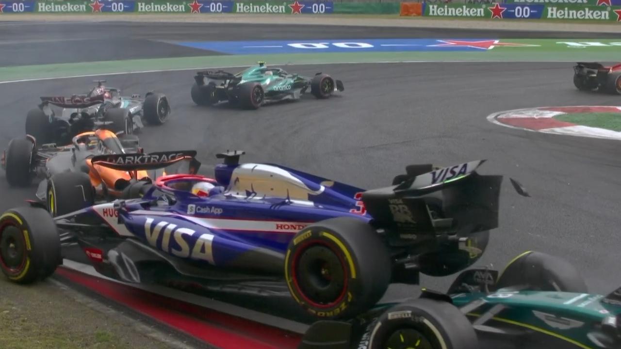 Ricciardo crashes out as Verstappen claims China GP