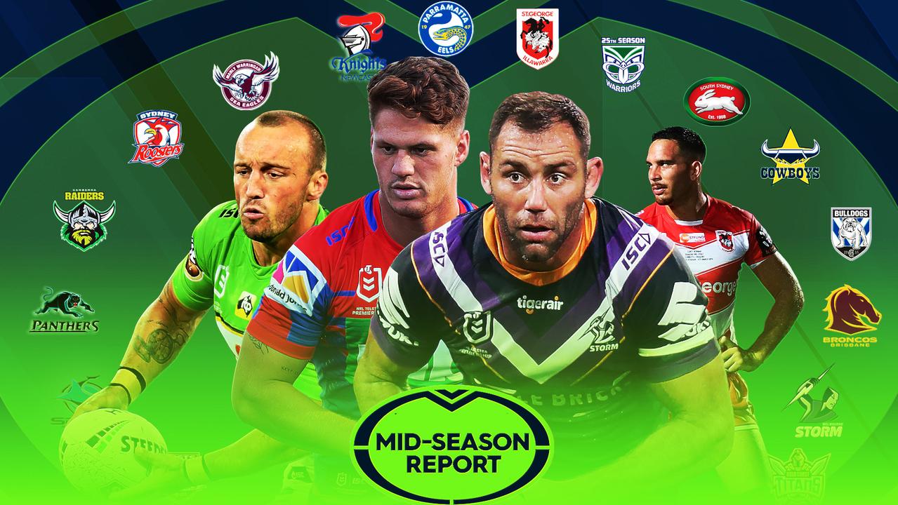 The NRL mid-season card has thrown up some huge question marks.