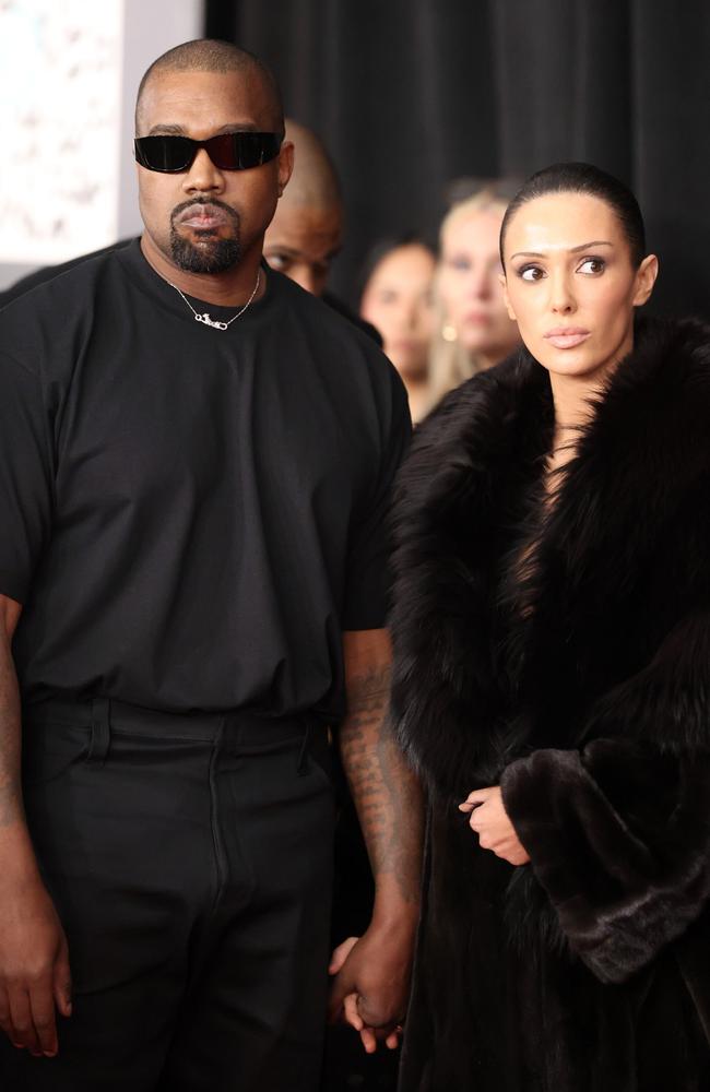 West and Censori hit their first red carpet together. Picture: Matt Winkelmeyer/Getty Images for The Recording Academy