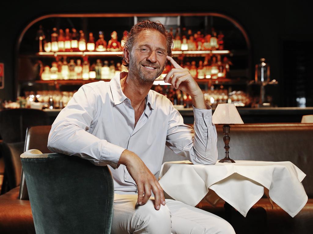 Justin Hemmes, inside his famed Sydney venue The Ivy, owns and operates the billion-dollar Merivale Group. Picture: Sam Ruttyn