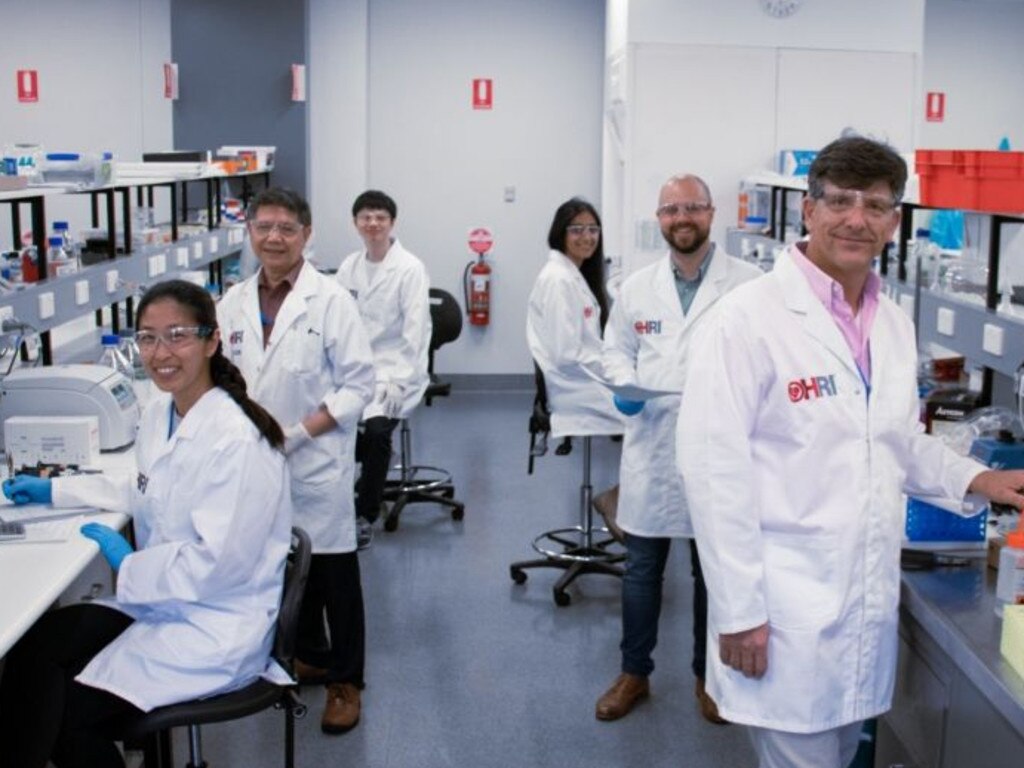 Professor Roland Stocker (far right) with his team at The Heart Research Institute.