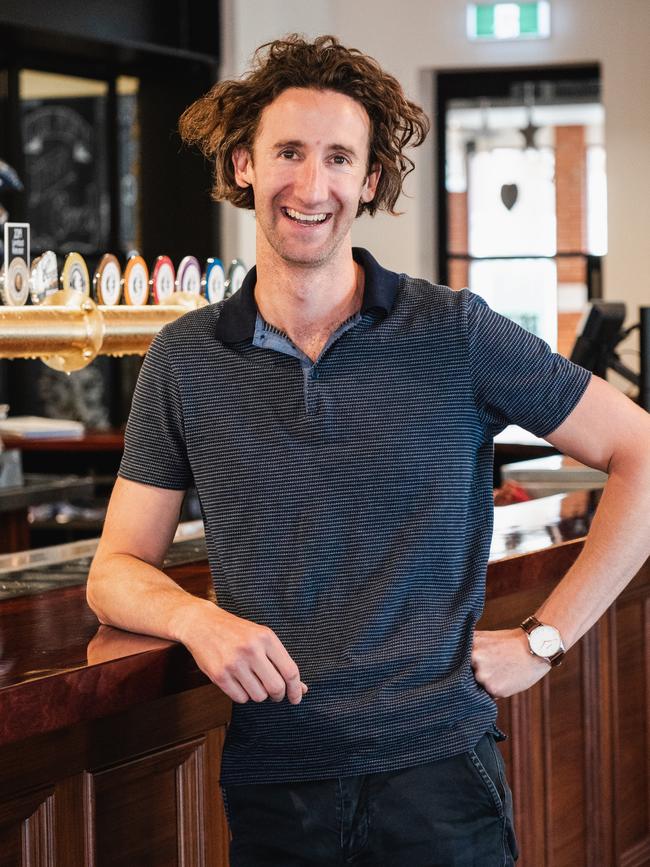 Nick Sando general manager of Pulteney St pub the Original Coopers Alehouse. Photo: supplied