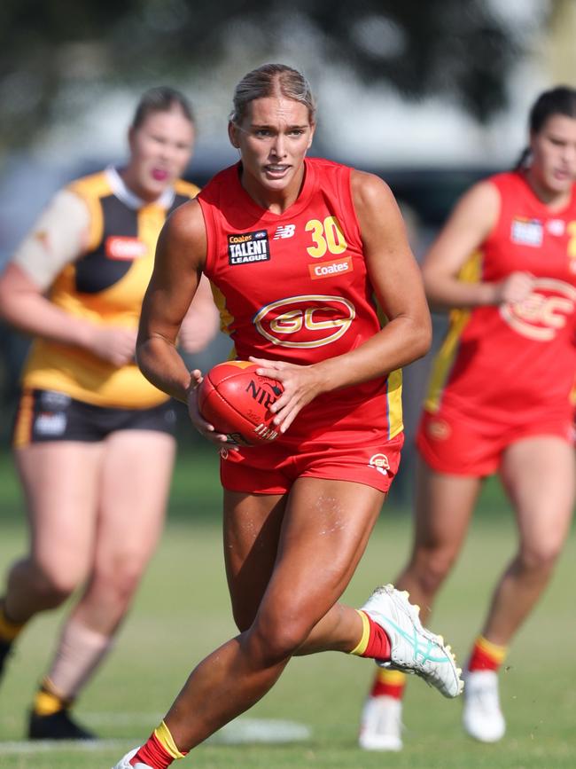 Havana Harris playing for the U18 Sun. Picture: Rob Lawson/AFL Photos.