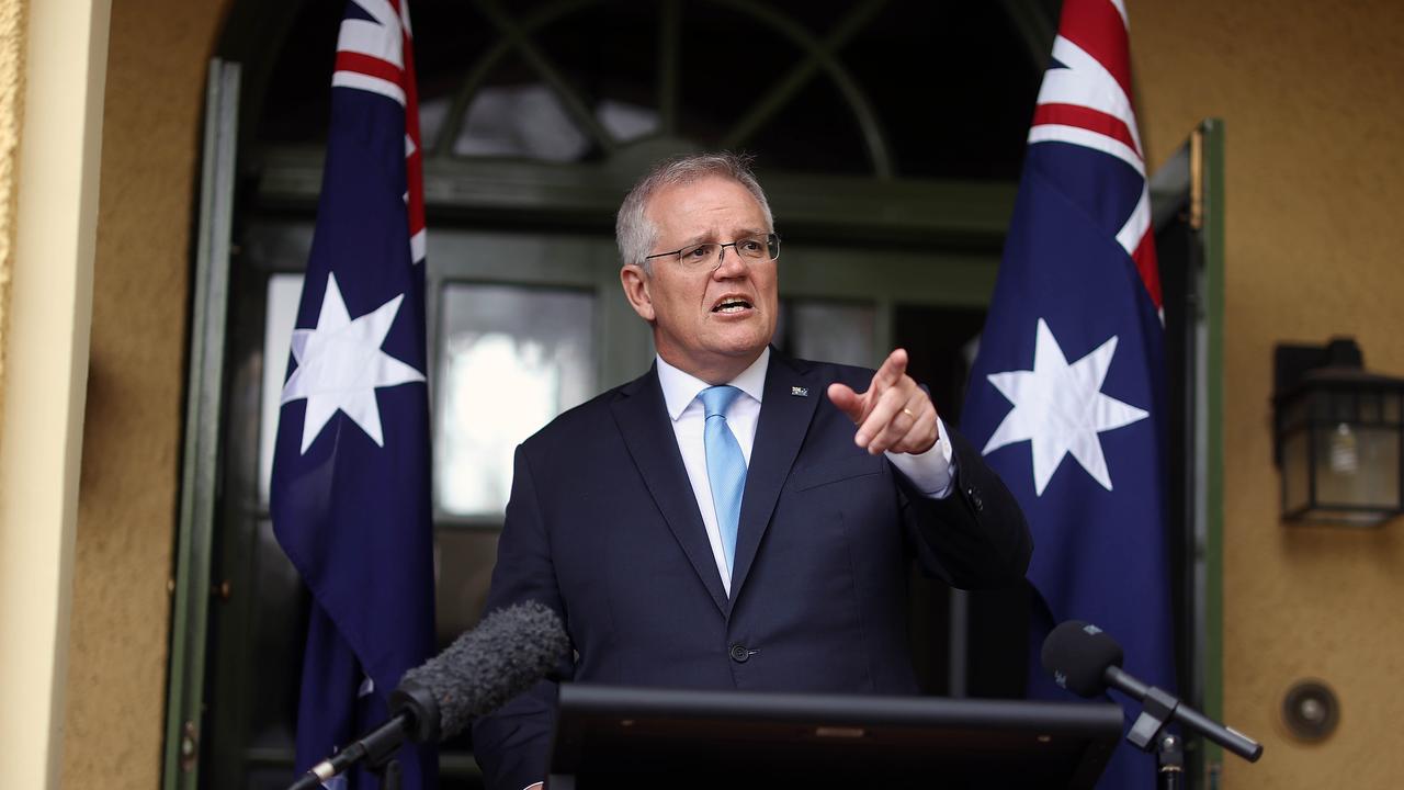 Prime Minister Scott Morrison is working to establish quarantine-free travel with some nations. Picture: NCA NewsWire / Gary Ramage