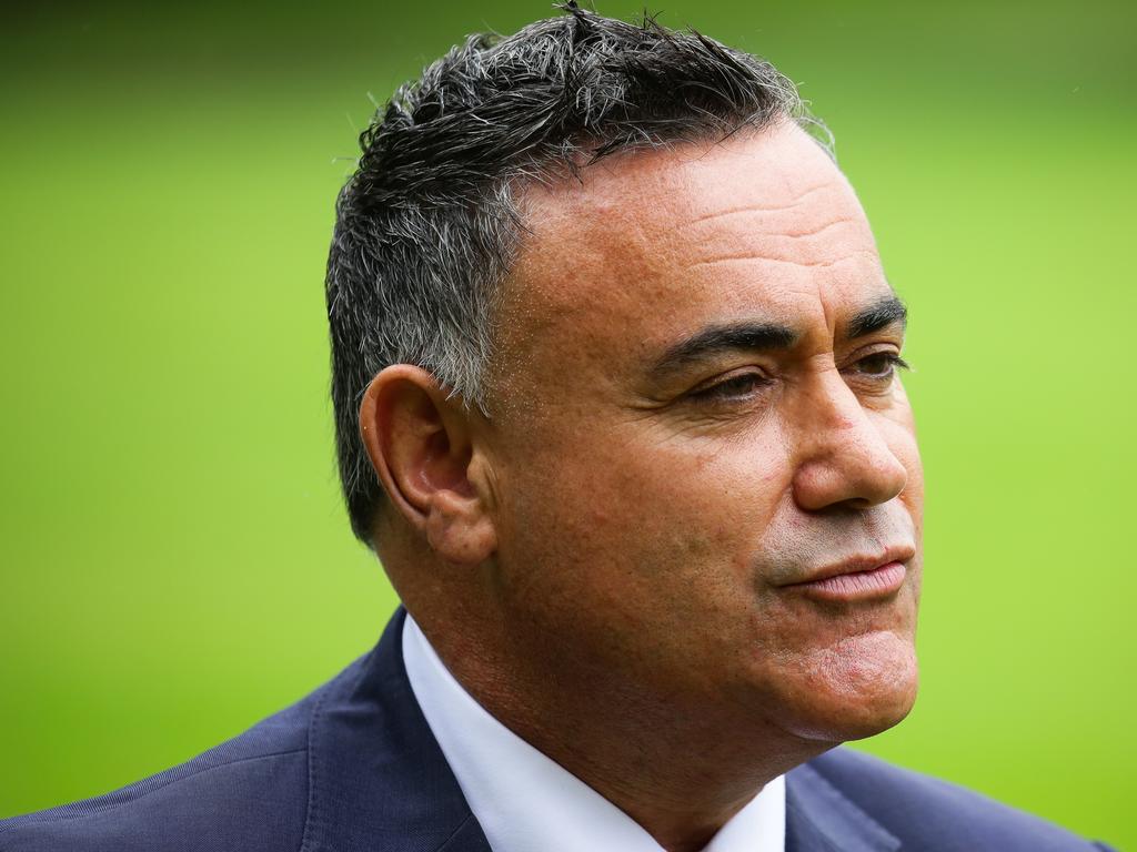 NSW Nationals leader John Barilaro sent Mr Johnsen to the crossbench and demanded his resignation from parliament. Picture: NCA NewsWire / Gaye Gerard