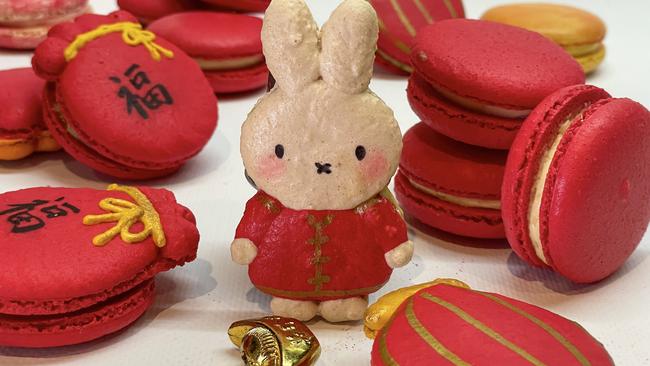 Fatcaron’s Lunar New Year macarons. Picture: Jenifer Jagielski