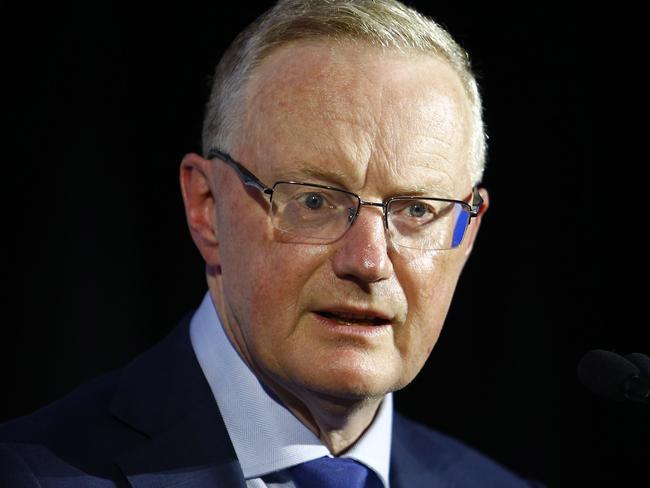 BRISBANE, AUSTRALIA - NewsWire Photos JULY 12, 2023: The Governor of the Reserve Bank of Australia Philip Lowe speaks during the Economic Society of Australia lunch held in Brisbane. Picture: NCA NewsWire/Tertius Pickard