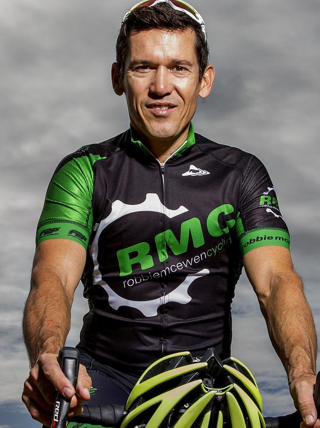 Cyclist Robbie McEwen