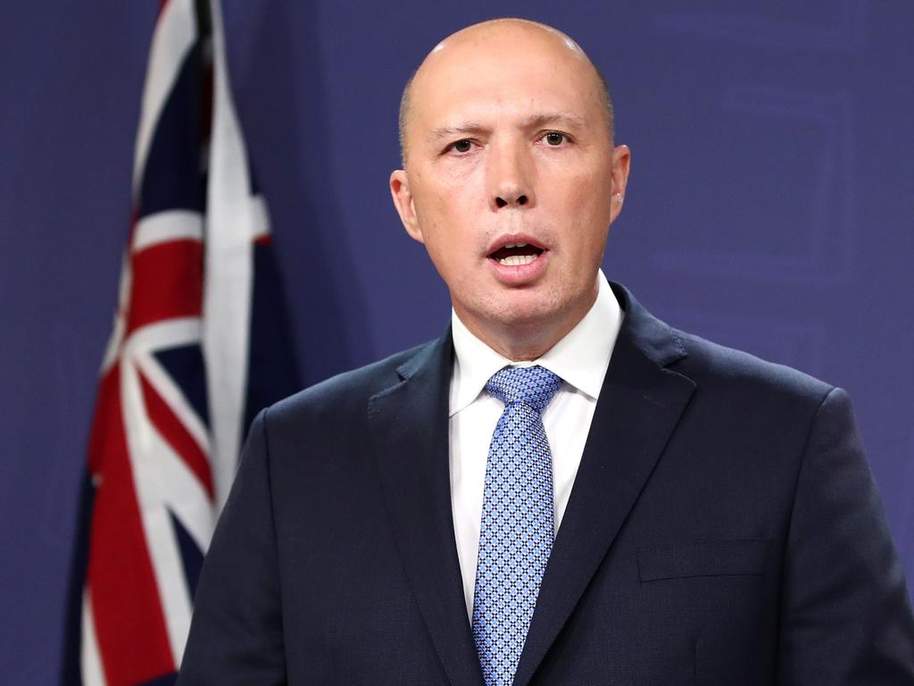 Peter Dutton said Australia would not tolerate being ‘bullied’ by Beijing. Picture: Cameron Spencer/Getty Images