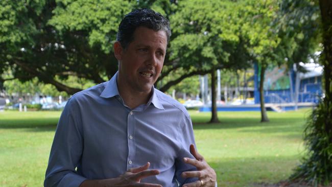 Tourism Tropical North Queensland chief executive Mark Olsen said 94,000 passed through Cairns Airport last week. Picture: Bronwyn Farr.