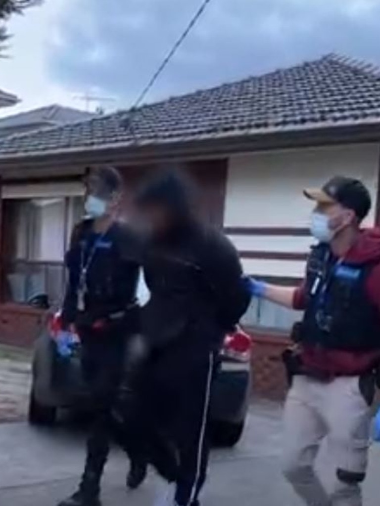 Victoria Police carried out warrants on Monday in 52 suburbs. Picture: Victoria Police