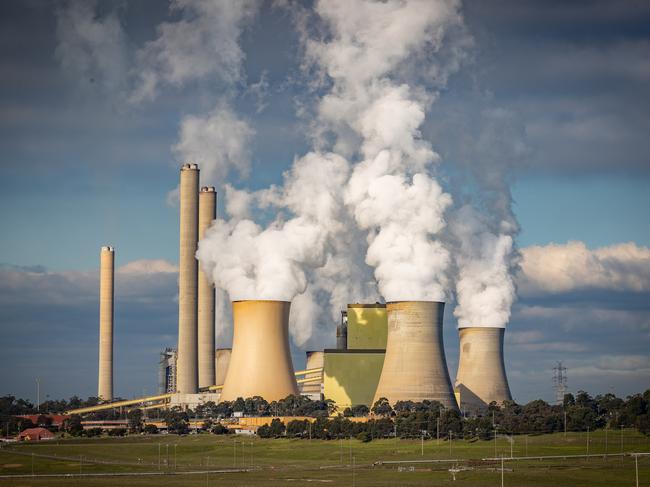 The Coalition will pledge to build seven nuclear power plants across Australia, including at Loy Yang in Victoria. Picture: Jake Nowakowski