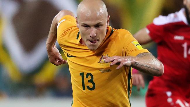 The Socceroos looked much livelier after Mooy came on. Picture: Brett Costello