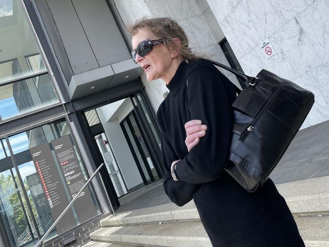 Christine Weisheit outside Ballarat court on December 10, 2024.