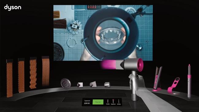 Dyson is inviting customers to try and buy its products in virtual reality.