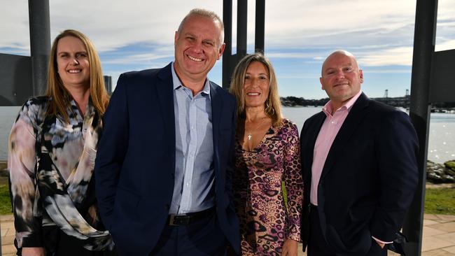 Roy Maggio is joined by his election team Janine Ligato, Lina Candy and Amos Anastasiadis.