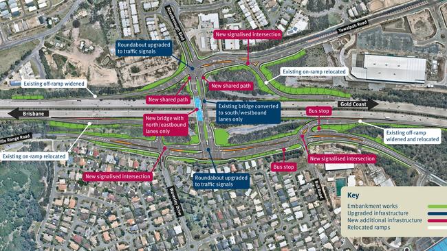 Proposed upgrade of Exit 49. Photo: TMR