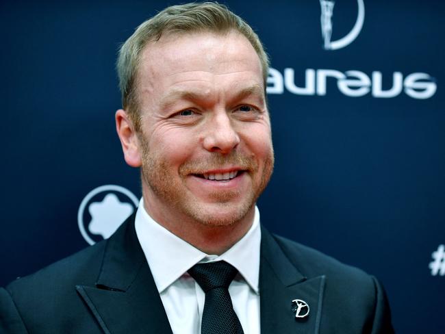 Cycling great Chris Hoy has spoken about his cancer battle. (Photo by JULIEN DE ROSA/AFP)