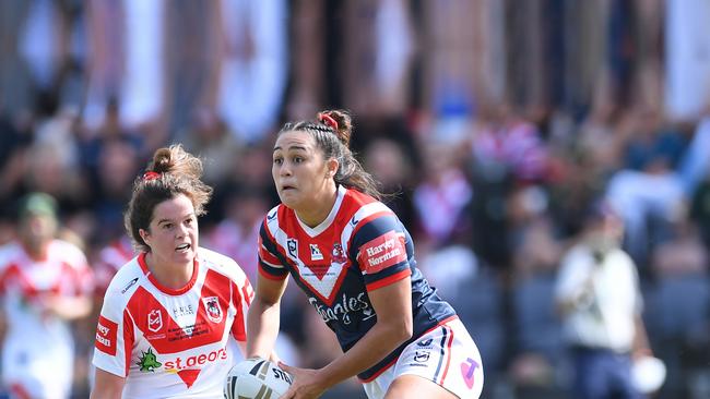 Corban Baxter didn’t want to miss any more time than was necessary from the game that she loves. Getty Images