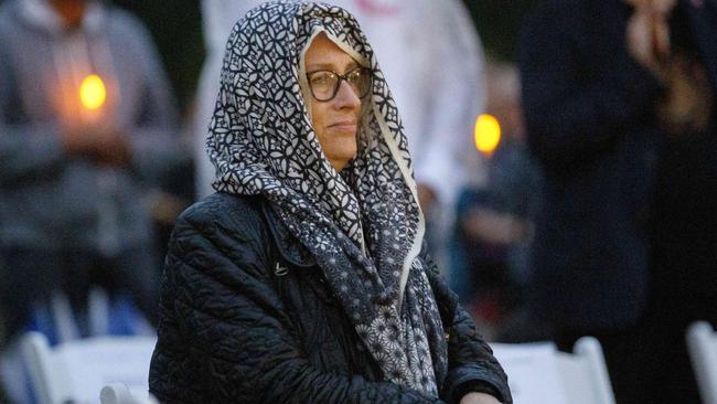 Lord Mayor Sally Capp at the 2020 Invasion Day Dawn Service. Picture: David Geraghty