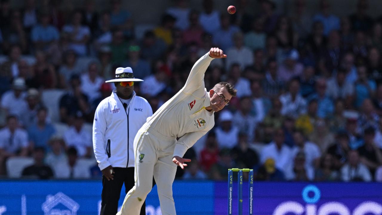 Todd Murphy has copped a savage barrage from the England fans this week. Picture: AFP