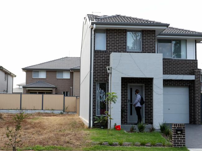 SYDNEY, AUSTRALIA - NewsWire Photos APRIL 15, 2021: 129 Ardennes Road in Edmondson Park. There are a few of these "Half Houses" built in this area.Picture: NCA NewsWire / Damian Shaw