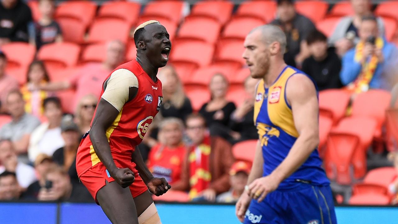 Mabior Chol is likely to move clubs in the trade period. Picture: Getty Images