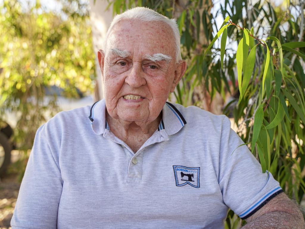 Former Coppabella train driver, Bill O'Connor, now of Sarina, at the 50th anniversary celebrations of the Coppabella township. Picture: Heidi Petith