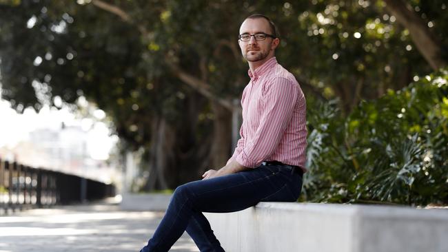 University of Sydney European studies lecturer Dr Robert Boncardo at UNSW. Picture: Jonathan Ng