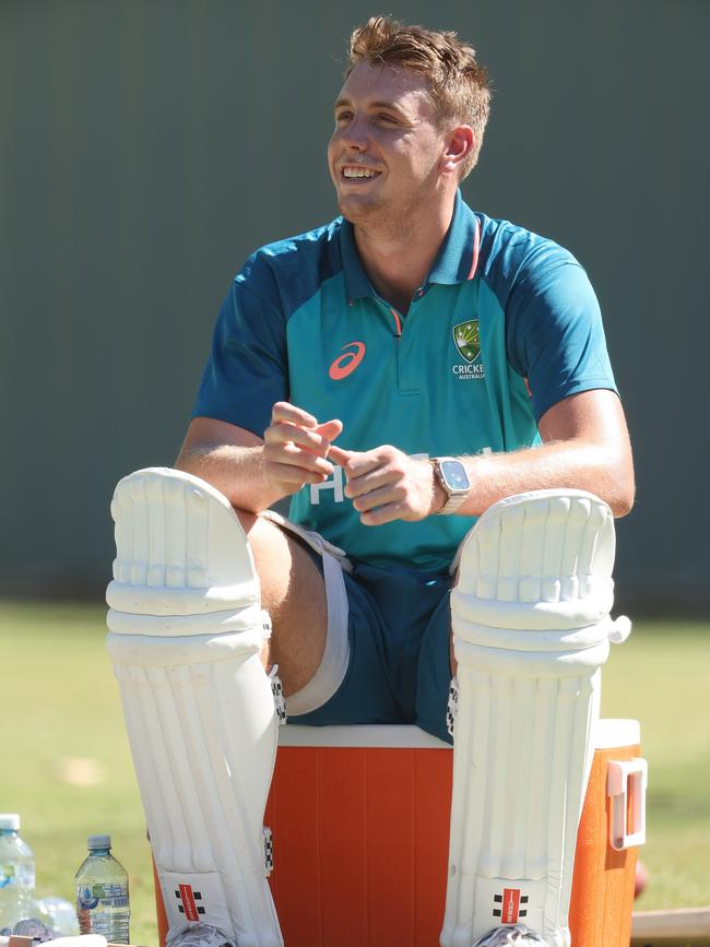 Cameron Green has stayed with the Test squad through the Pakistan series after losing his spot to Mitchell Marsh during the Ashes. Picture: Paul Kane/Getty Images.